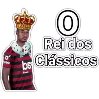 👑 O Rei dos Clássicos king, classic, soccer, football, sports telegram sticker