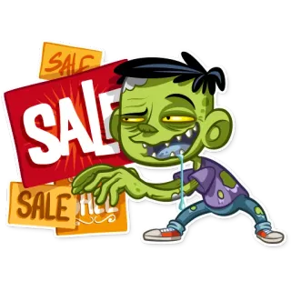 Z For Zombie telegram stickers