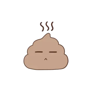 💘 poop, emoji, cute, cartoon, feces, brown telegram sticker