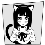 🥺 สาวหูแมว, อนิเมะ, คาวาอิ, มังงะ, เนโกะ, น่ารัก telegram sticker