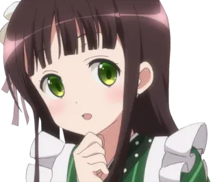 😀 Аниме, Девушка, Мультфильм, Милый, Манга telegram sticker