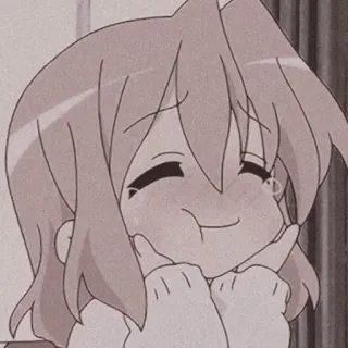 🥯 Anime, Fofo, Garota, Feliz, Mangá telegram sticker