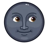 🌚 mặt trăng, khuôn mặt, thiên văn học, vũ trụ, âm lịch, đêm, thiên thể telegram sticker