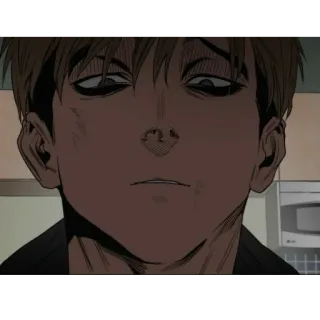 ❤️ Yoon Bum Killing Stalking 病娇, 动漫, 漫画, 血腥, 恐怖 telegram sticker