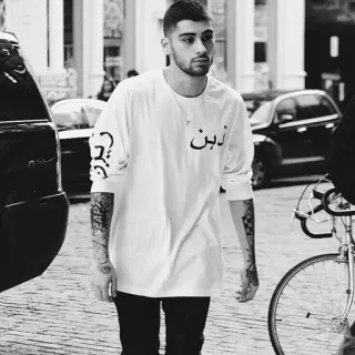 ☁️ Zayn Malik زين 男人, 名人, 阿拉伯语, 泽恩·马利克, 歌手, 单向乐队, 时尚 telegram sticker