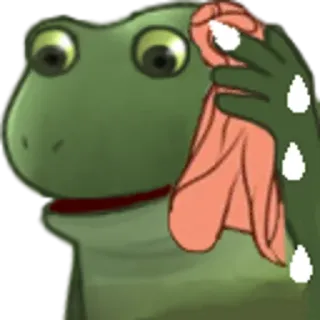 😓 rana, sudor, ansiedad, nervioso, estrés whatsapp sticker