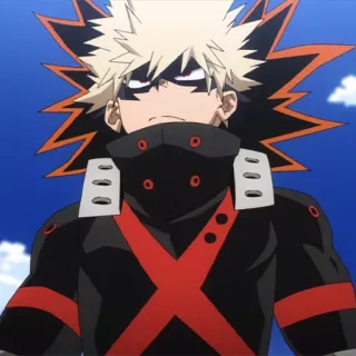 💥 Katsuki Bakugo My Hero Academia Anime, Karakter, Bakugo, My Hero Academia, MHA, Katsuki whatsapp sticker