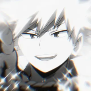 💣 Bakugo My Hero Academia 动漫, 我的英雄学院, 爆豪, 角色, 卡通 telegram sticker