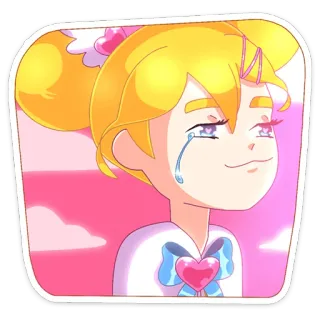 😢 Anime, Adesivo, Cartone animato, Piangendo, Carino telegram sticker