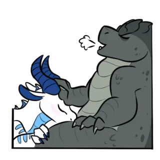 💦 Drache, Fantasy, Cartoon, Niedlich, Herzerwärmend telegram sticker