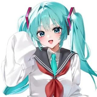 👋 Hatsune Miku Vocaloid telegram sticker