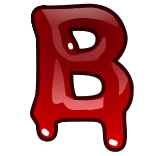 Bloody Font Emoji telegram emojis 🅱️