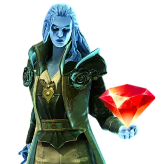💎 fantasy, character, magic, gem, artwork, game character whatsapp sticker