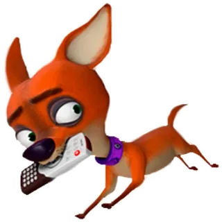 🐕 狗, 卡通, 电话, 通话, 小狗 telegram sticker