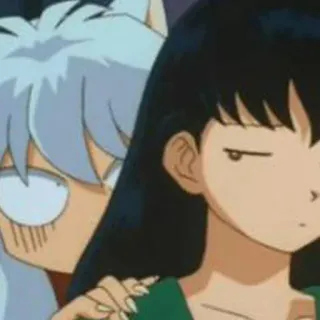 🐶 Inuyasha Anime, Kreskówka, Inuyasha, Kagome, Śmieszne, Postacie telegram sticker