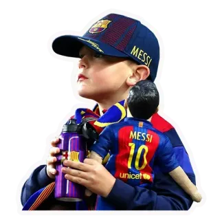 🥳 Lionel Messi MESSI 축구, 아이, 운동선수, 팬, 바르셀로나 telegram sticker