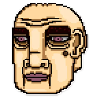 😞 Hotline Miami Pixel art, Videojuego, Gore, Violento, Máscara whatsapp sticker