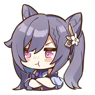 Genshin WeChat P1 @keiriststicks: whatsapp stickers