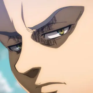 ⚔️ Eren Yeager Attack on Titan anime, Eren Yeager, Attack on Titan, anime character, aot telegram sticker