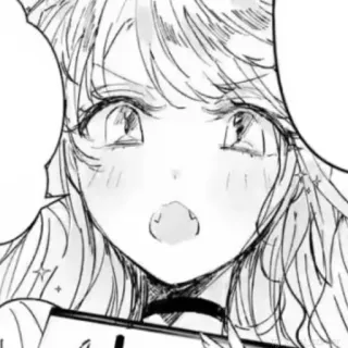 🥺 Anime, Manga, Rysunek, Naklejka, Komiks telegram sticker