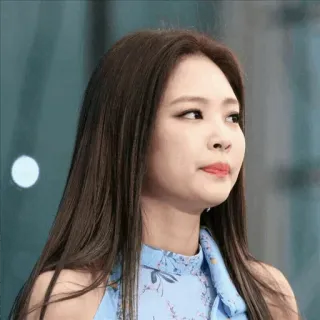 🥝 woman, person, portrait, celebrity, long hair telegram sticker
