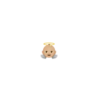 👼 Emoji, Angelo, Bebè, Aureola telegram sticker