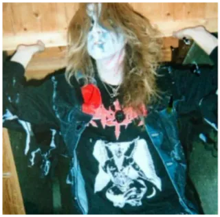 😠 Black metal, Corpse paint, Musica, Metal estremo, Metalhead telegram sticker