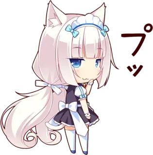 😸 Anime, Maid, Neko, Chibi telegram sticker