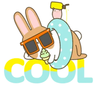 Coffee Rabbit- @cocopry @Chamoosh telegram stickers