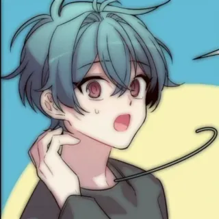 💬 Anime, Manga, Dibujos animados, Impactado, Sorprendido telegram sticker