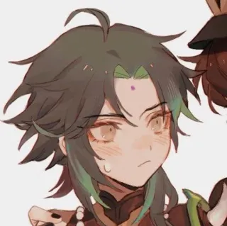 🌟 Xiao Genshin Impact Anime, Genshin Impact, Xiao, Video game, Personagem, Fanart telegram sticker
