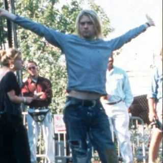 🕺 Kurt Cobain músico, homem, guitarrista, rockstar, nirvana telegram sticker