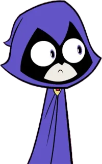 🖤 Raven Teen Titans мультфильм, супергерой, аниме, Teen Titans, Рейвен telegram sticker