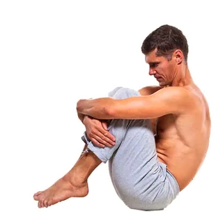 😁 yoga, man, pose, fitness, exercise, health telegram sticker