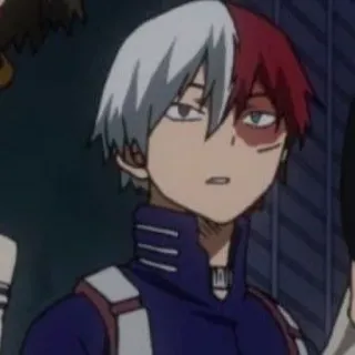 Todoroki Shoto telegram stickers