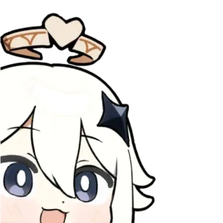 😃 Paimon Genshin Impact Paimon, Genshin Impact, anime, video game character telegram sticker