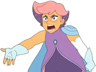 😡 Glimmer She-Ra and the Princesses of Power Glimmer, She-Ra, Princesses of Power, animated, character, cartoon, angry telegram sticker