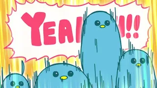 😆 YEAH!!! Cartoon, Vögel, Ausruf, Positiv, Spaß telegram sticker