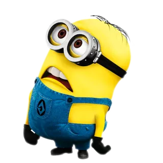 😞 Minion Despicable Me cartoon, yellow, minion, funny, movie telegram sticker
