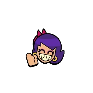 👍 การ์ตูน, ท่าทางไม่สุภาพ, สติกเกอร์, ผู้หญิง telegram sticker