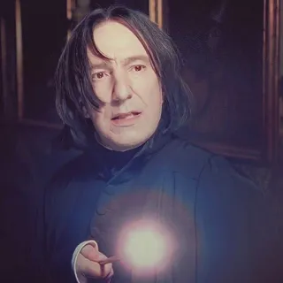 💫 Severus Snape Harry Potter severus snape, harry potter, phù thủy, phép thuật, alan rickman telegram sticker