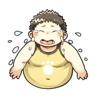 😀 crying, sad, tears, child, upset telegram sticker