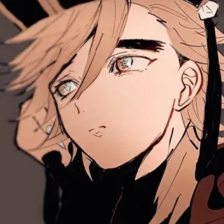 😞 Anime, Personaje, Ilustración, Retrato telegram sticker