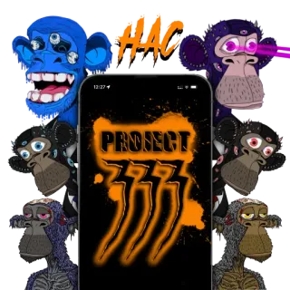 @horrorapeclub_official by @silcO420 whatsapp stickers