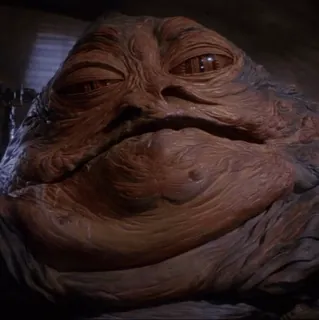 💫 Jabba the Hutt Star Wars Jabba the Hutt, Star Wars, alien, slug, character, movie telegram sticker