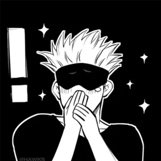 🌐 Anime, Personnage, Manga, Émotion, Réaction, Exclamation telegram sticker