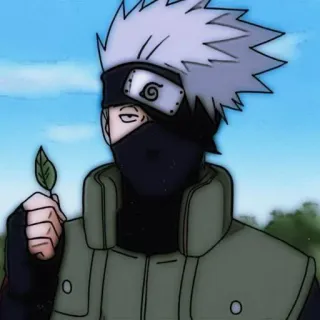 😒 Kakashi Hatake Naruto 动漫, 卡卡西, 火影忍者, 忍者, 叶子, 漫画 telegram sticker