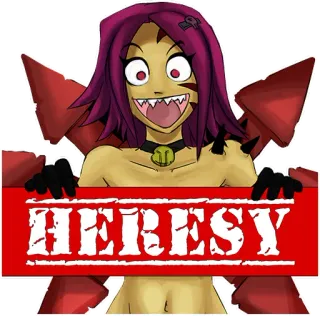 😃 HERESY eresia, warhammer, mostro, demone telegram sticker