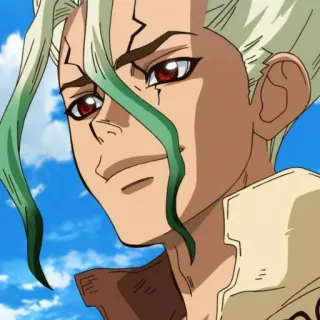 🗿 Senku Ishigami Dr. Stone anime, character, dr stone, senku ishigami telegram sticker