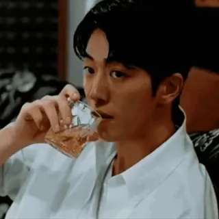 ❤️🔥 homme, boire, alcool, boisson, portrait, verre, détente telegram sticker
